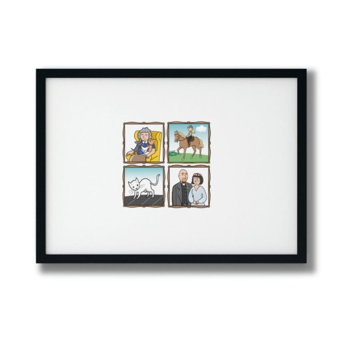 Obdélník 40×30 cm - foto do čtverce