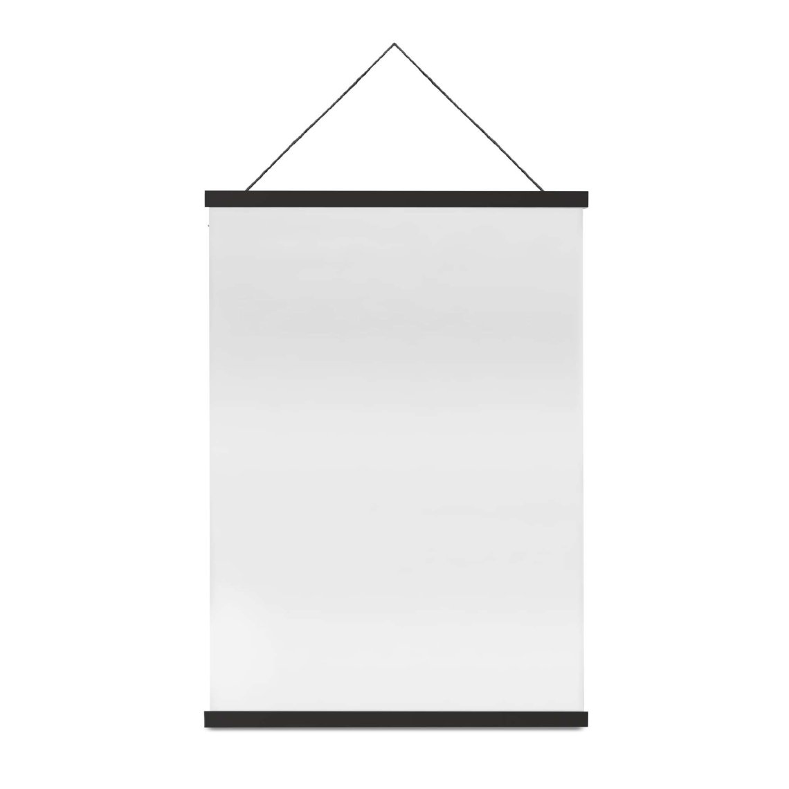 Magnetický dřevěný závěs na plakáty, 51 cm, černý
