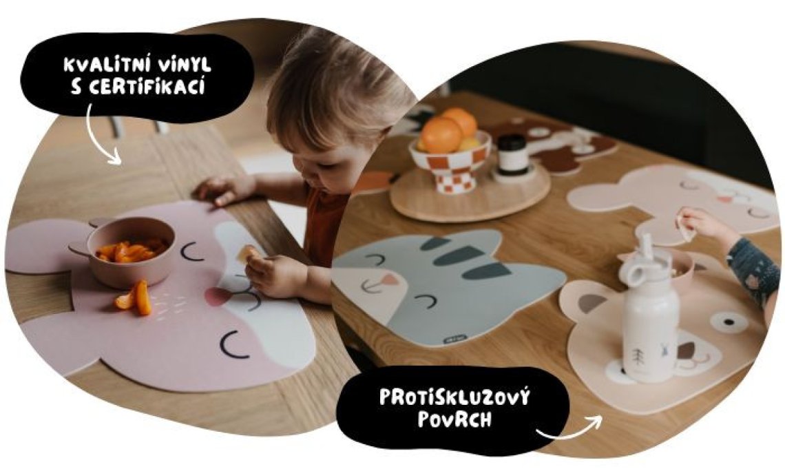 Dětské prostírání Kočička