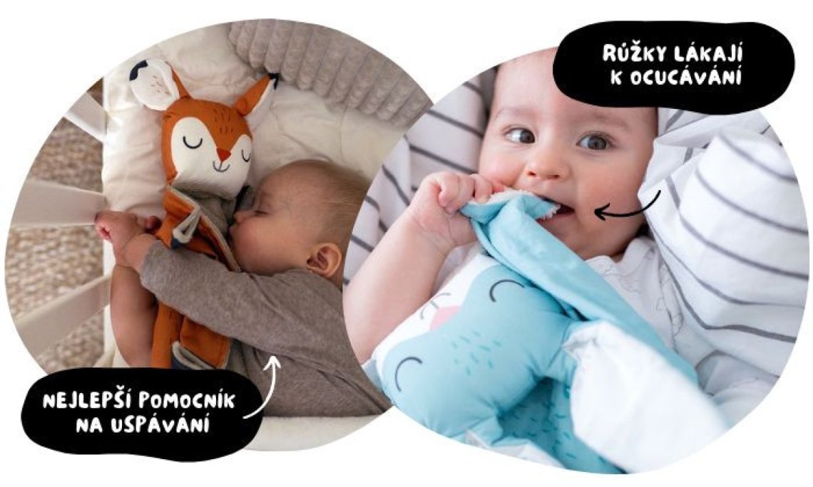 Mazlící hračka Muchláček Zajíček
