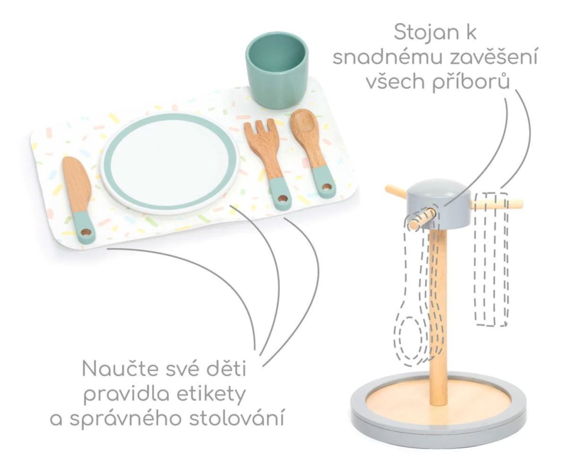 Velká sada nádobí, 28 dílků