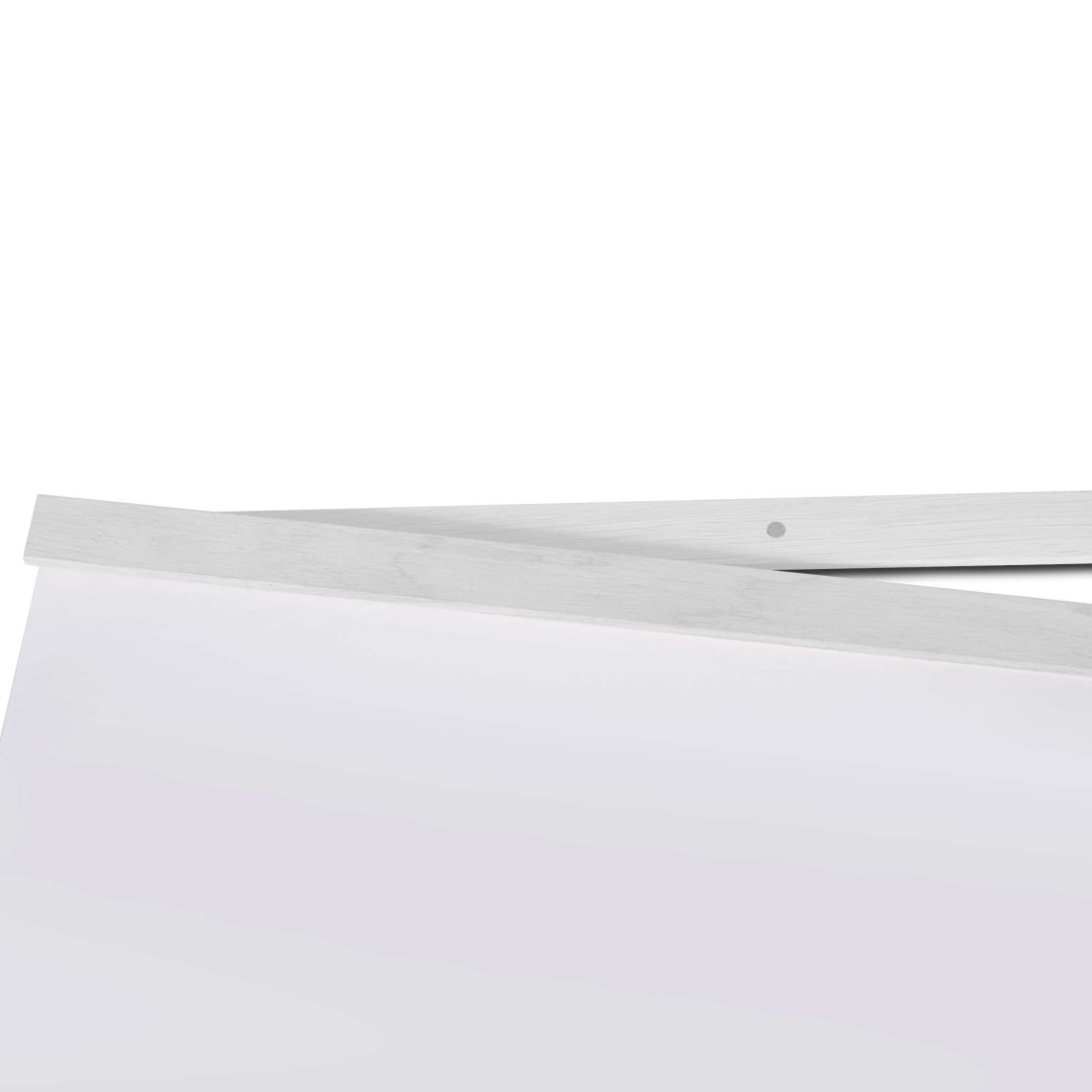 Magnetický dřevěný závěs na fotky, 31 cm, bílý