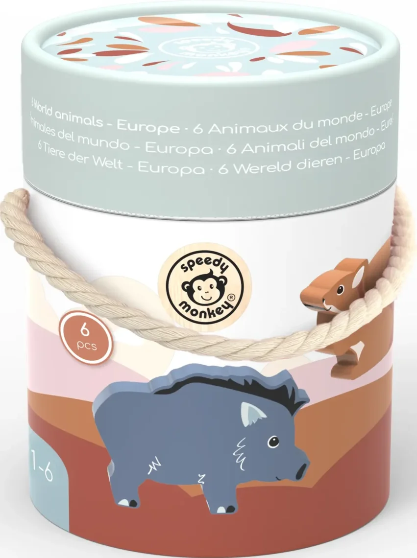Dřevěná zvířátka - Evropa