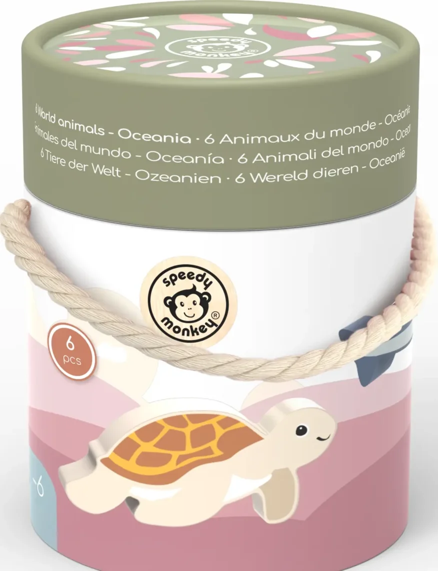Dřevěná zvířátka - Oceánie