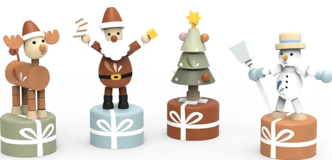 Vánoční mačkací figurka - Santa