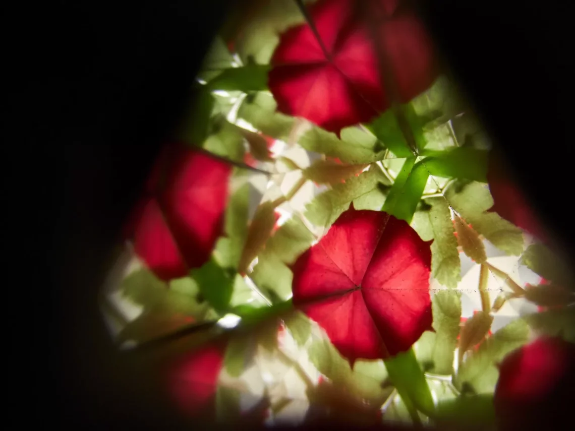 Dřevěný kaleidoskop