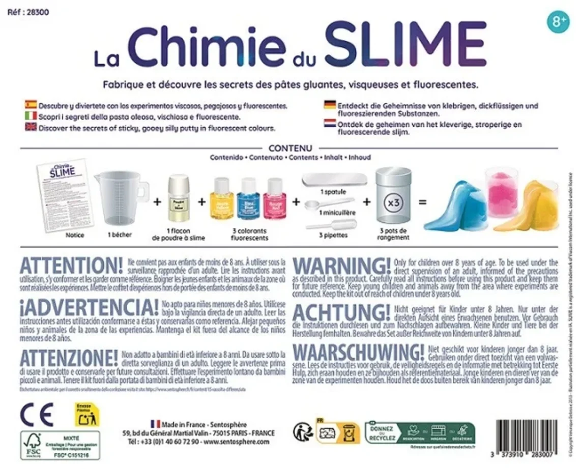 Sentosphere Slime - výroba slizu
