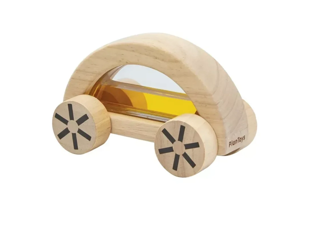 PlanToys Auto s vodou - žluté