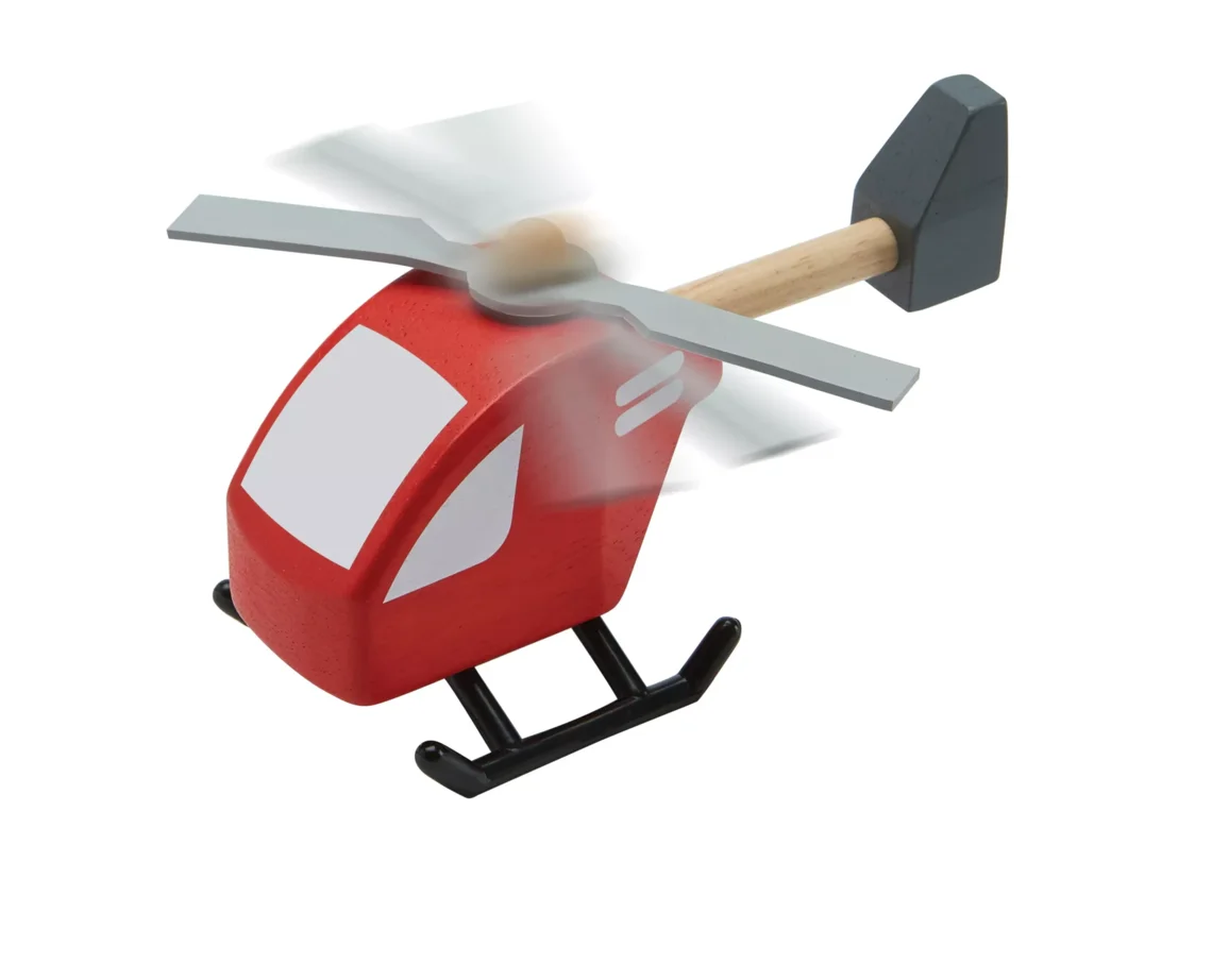 Dřevěná helikoptéra