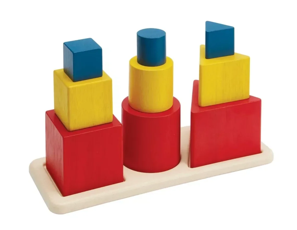 Dřevěná vkládačka Geometrické tvary