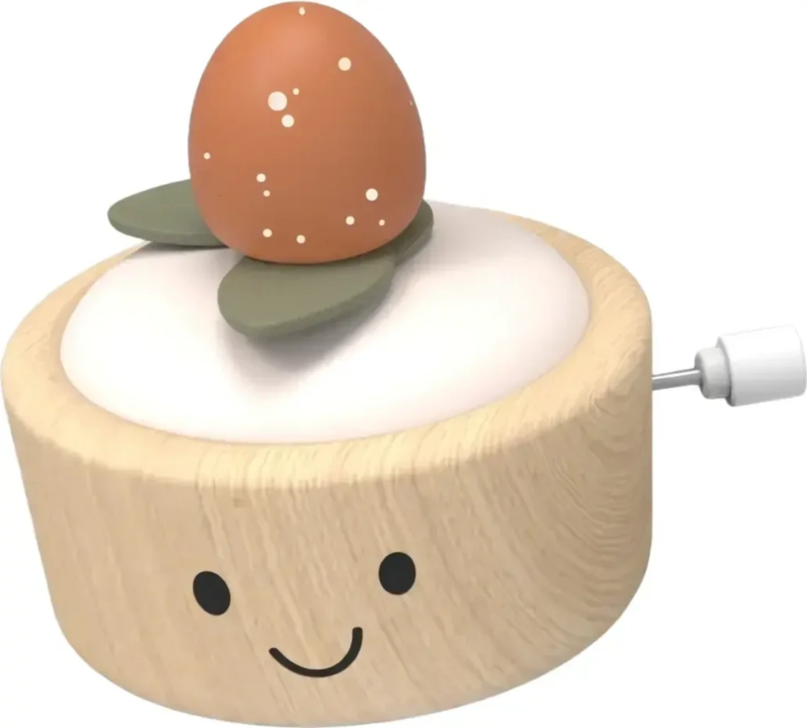 Točící se cupcake na klíček - Jahodový