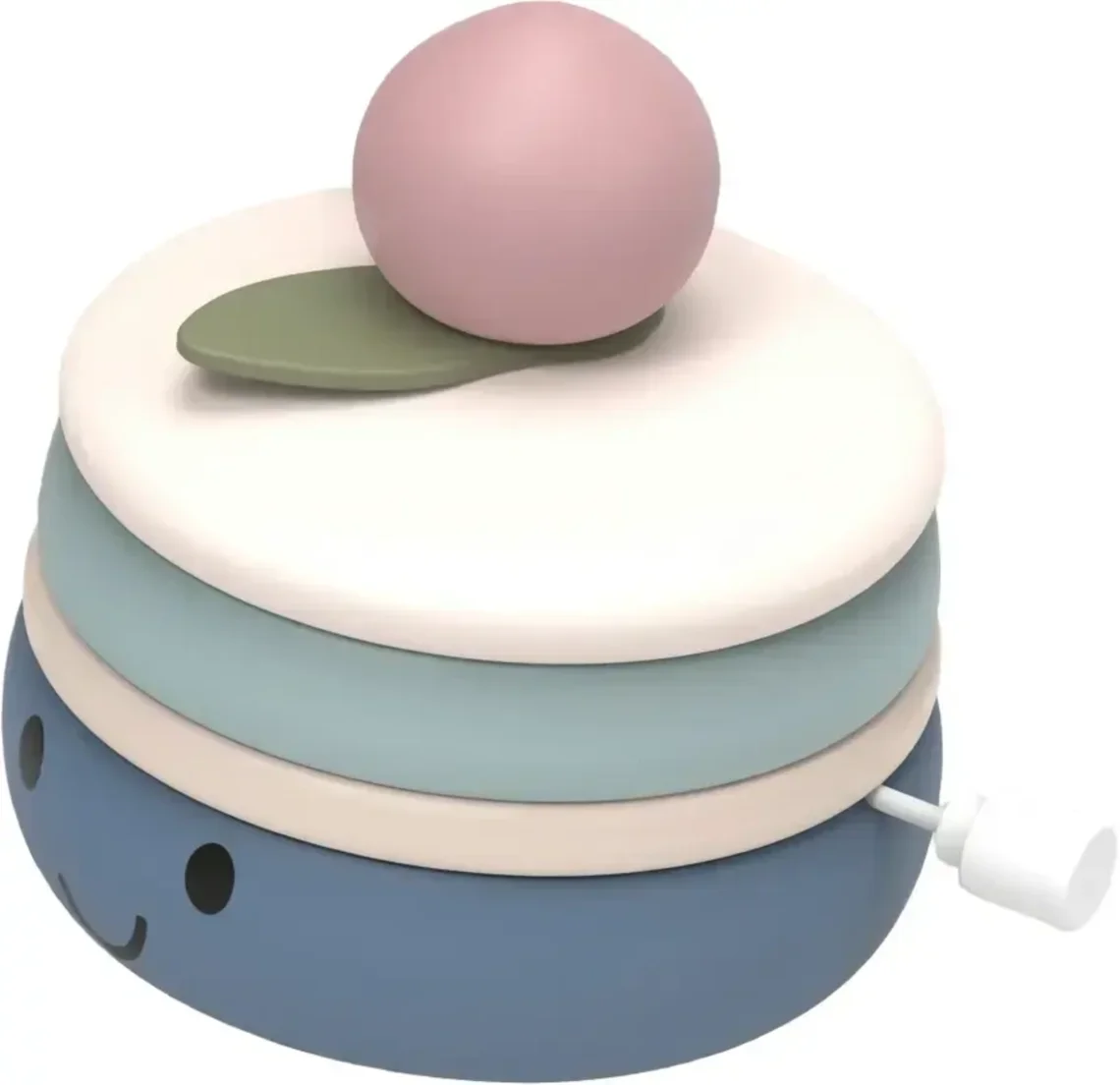 Točící se cupcake na klíček - S lesním ovocem
