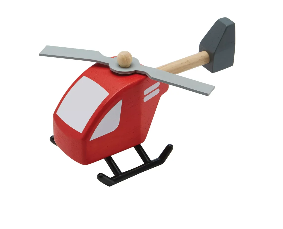 Dřevěná helikoptéra